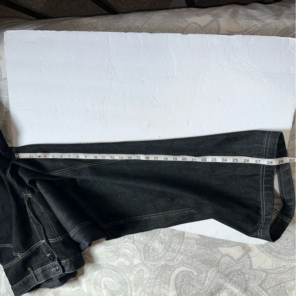 Marithé Francois Girbaud Men’s Black Jeans w/5 Pockets Zip Button Front-42 Waist